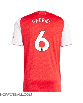 Billige Fotballdrakt Arsenal Gabriel Magalhaes #6 Replika Hjemmedrakt 2025-26 Kortermet